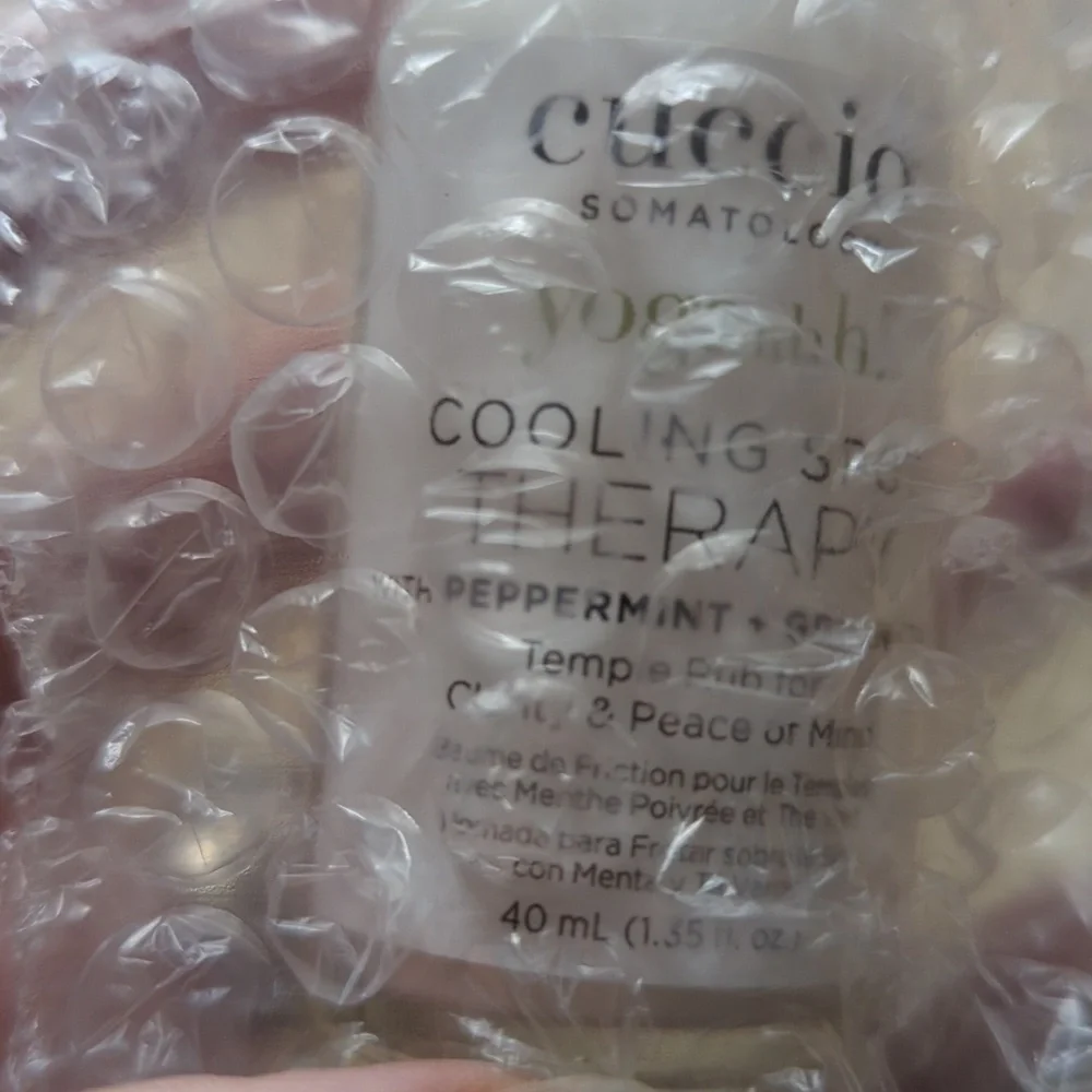 NEW Cuccio Somatology Cooling Spot Temple Therapy 40 mL